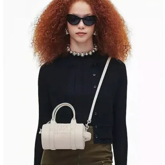 Marc Jacobs Handbags - NWT！NEW！Marc Jacobs Mini Duffle Bag -WHITE  Pebble Leather Women
